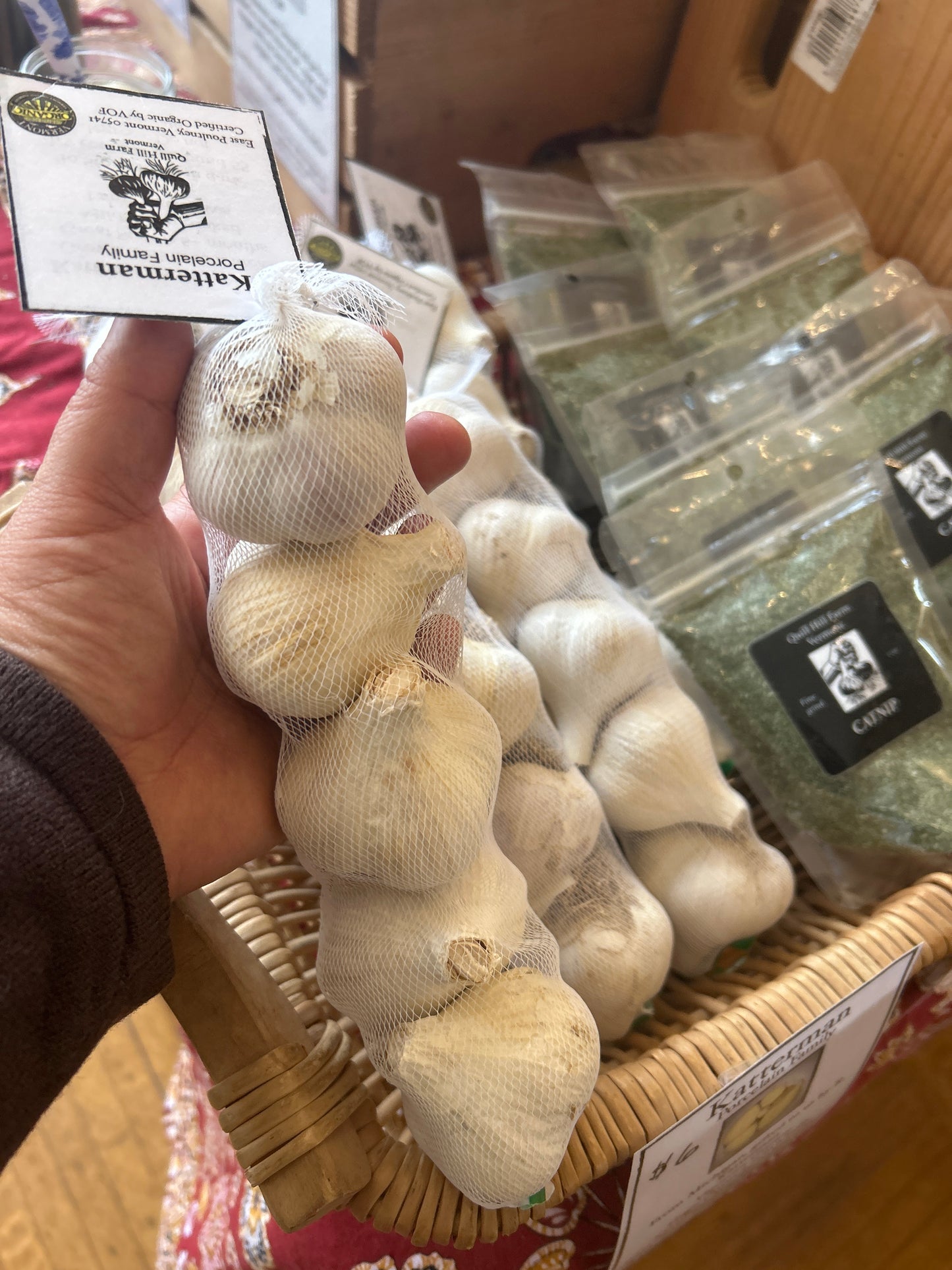 Katterman Porcelain Garlic- Certified Organic