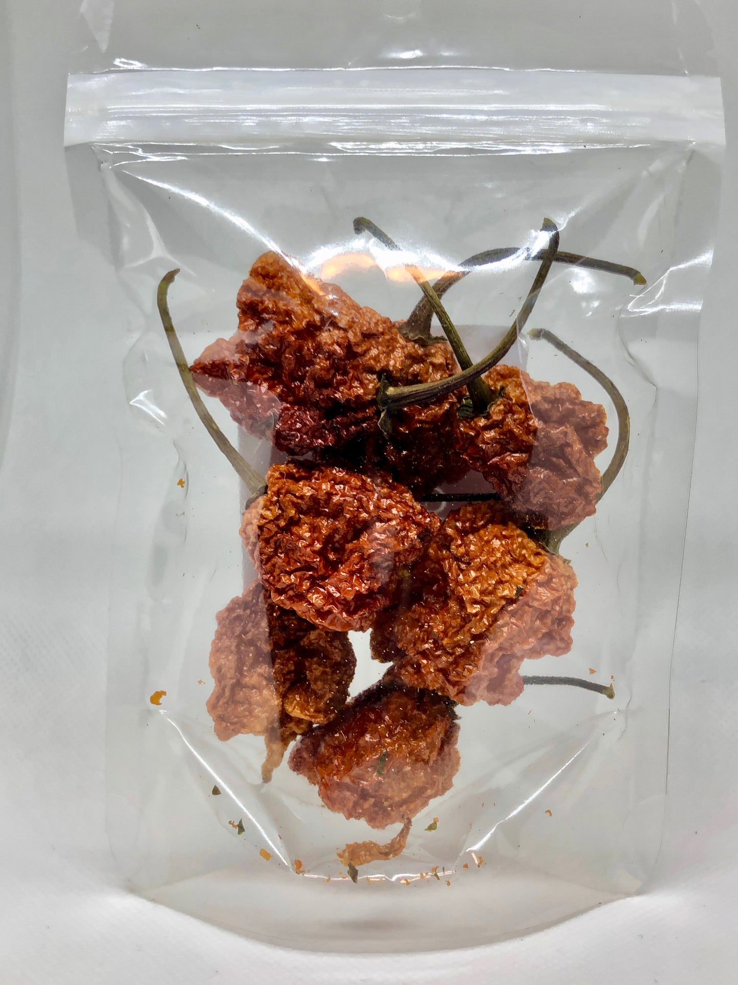 Organic Carolina Reapers Dried Peppers