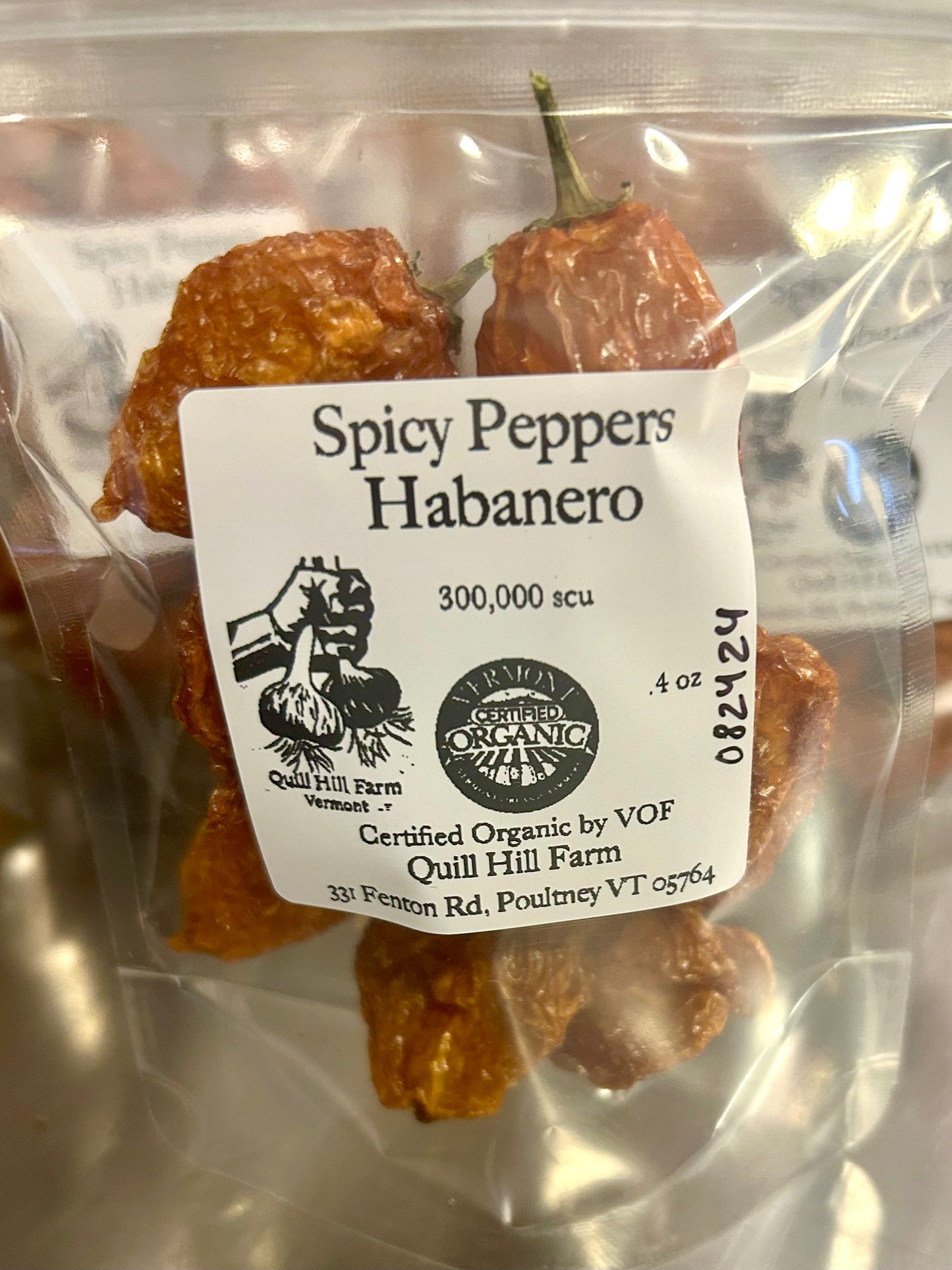 Habanero- Certified Organic