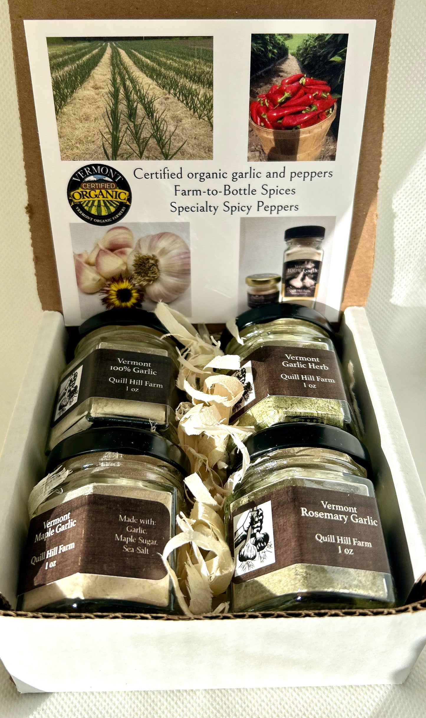 Small Gift Box, 4 small 1.5 oz jars