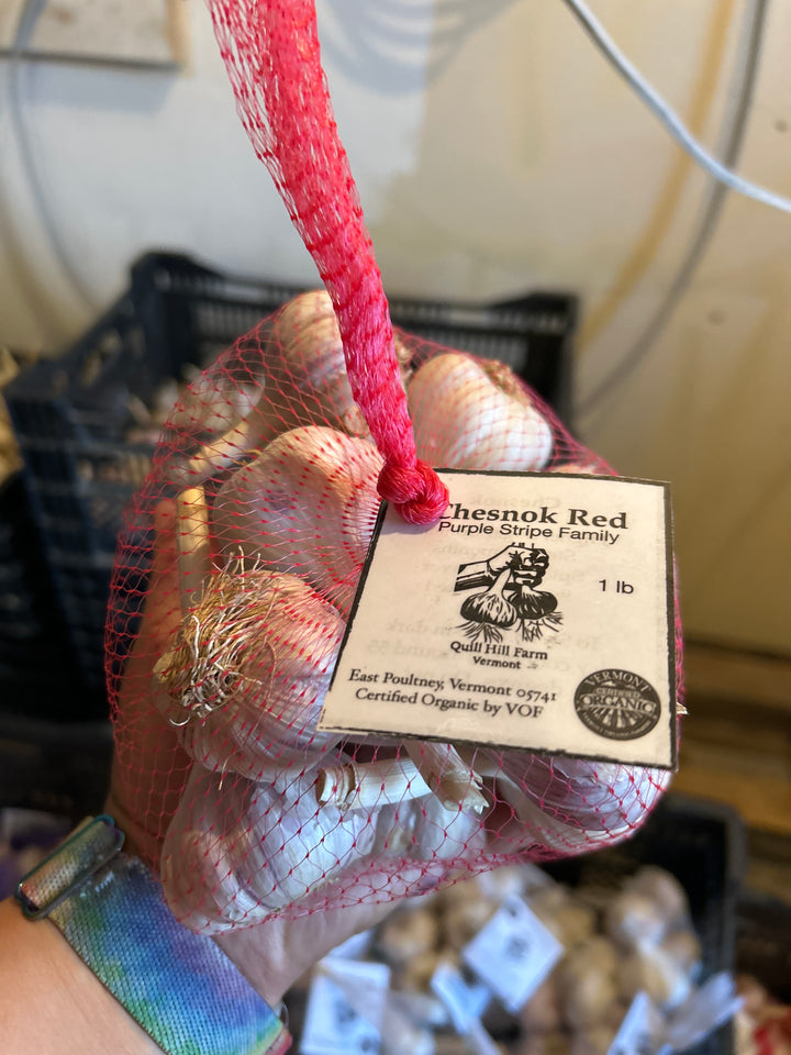 Chesnok Red Garlic- Certified Organic