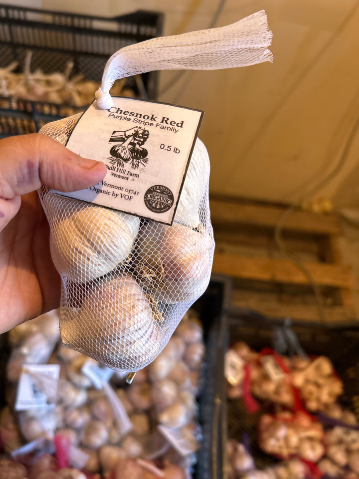 Chesnok Red Garlic- Certified Organic