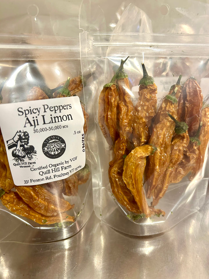 Aji Limon Peppers- Certified Organic